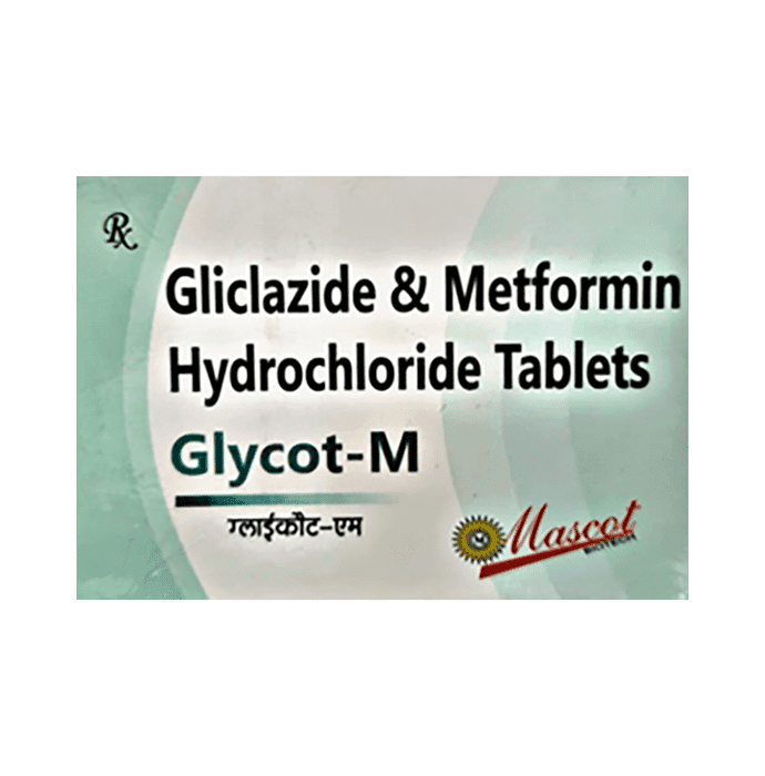 Glycot-M Tablet – Gliclazide (80mg) by Mascot Biotech — photo 1 of 3