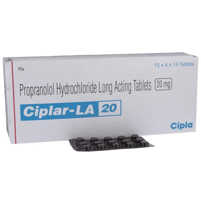 Ciplar-LA 20 Tablet – Propranolol (20mg) 20 mg by Cipla Ltd — photo 1 of 6