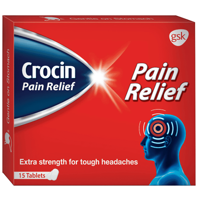 Crocin Pain Relief Tablet – f9182e6b-f15a-414c-9db1-a90099d549b4 by GlaxoSmithKline Consumer Healthcare — photo 1 of 6