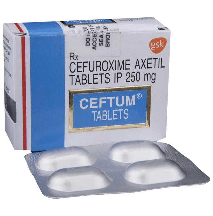 Ceftum 250mg Tablet – 6d160b74-be69-4b65-9cfa-2ccf34c8f35f by Glaxo SmithKline Pharmaceuticals Ltd — photo 1 of 6