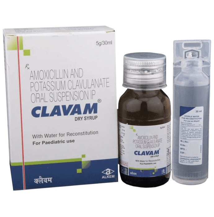 Clavam Dry Syrup – 24735b53-a198-46f4-8b19-0769309d442b by Alkem Laboratories Ltd — photo 1 of 6