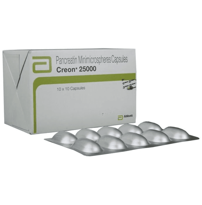 Creon 25000 Capsule – Pancreatin (300mg) 25000 mg by Abbott — photo 1 of 5