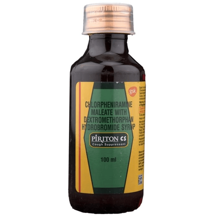 Piriton CS Syrup – Chlorpheniramine Maleate (4mg/5ml) by Glaxo SmithKline Pharmaceuticals Ltd — photo 1 of 2