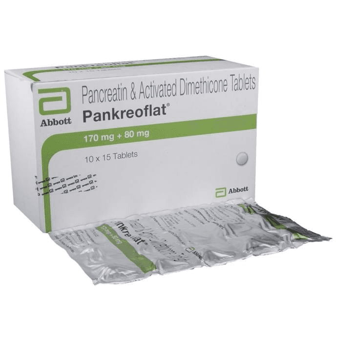 Pankreoflat 170mg/80mg Tablet