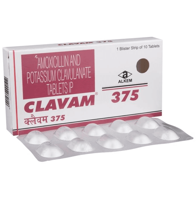 Clavam 375 Tablet – 1a8b6957-d6d2-44d8-9ae0-0775313e0937 by Alkem Laboratories Ltd — photo 1 of 6