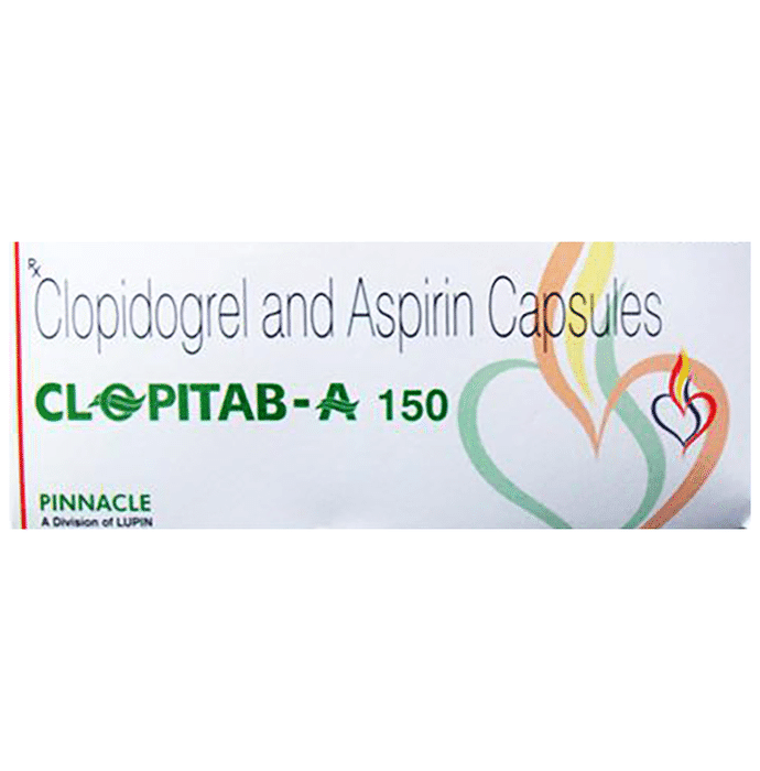 Clopitab-A 150 Capsule – Aspirin (150mg) 150 mg by Lupin Ltd