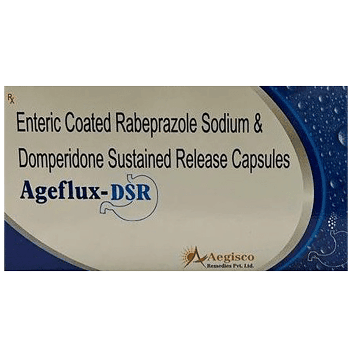 Ageflux-DSR Capsule – Domperidone (30mg) by Aegisco Remedies Pvt Ltd — photo 1 of 3