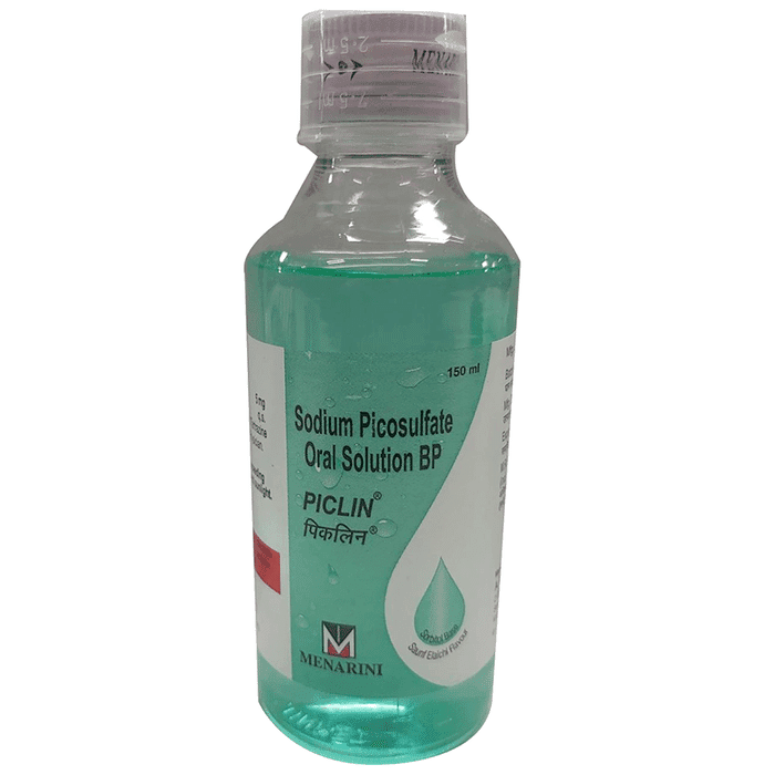 Piclin Oral Solution – Sodium Picosulfate (5mg/5ml) by A. Menarini India Pvt Ltd — photo 1 of 3