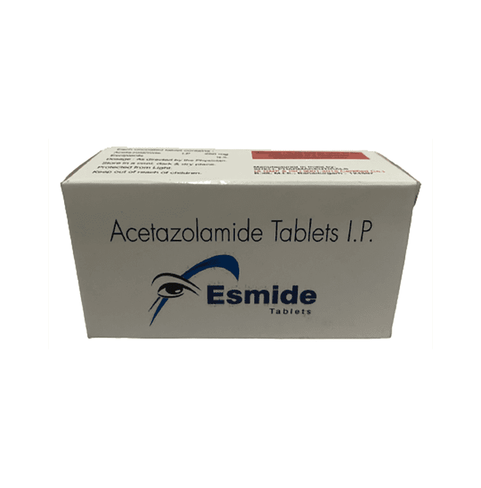 Esmide 250mg Tablet – Acetazolamide (250mg) 250 mg by Essential Pharmaceuticals — photo 1 of 4
