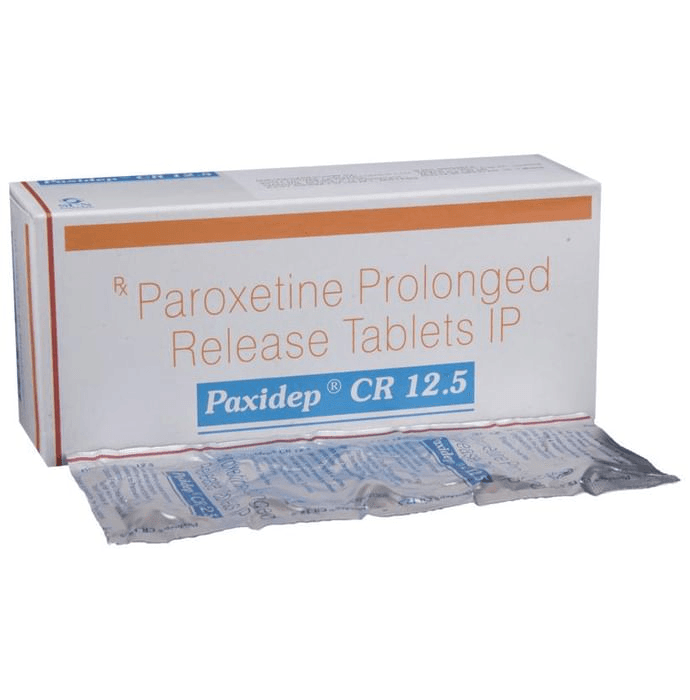 Paxidep CR 12.5 Tablet – Paroxetine (12.5mg) 12.5 mg by Sun Pharmaceutical Industries Ltd — photo 1 of 5