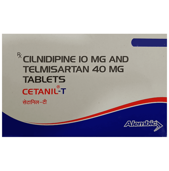 Cetanil T Tablet – Cilnidipine (10mg) by Alembic Pharmaceuticals Ltd — photo 1 of 5