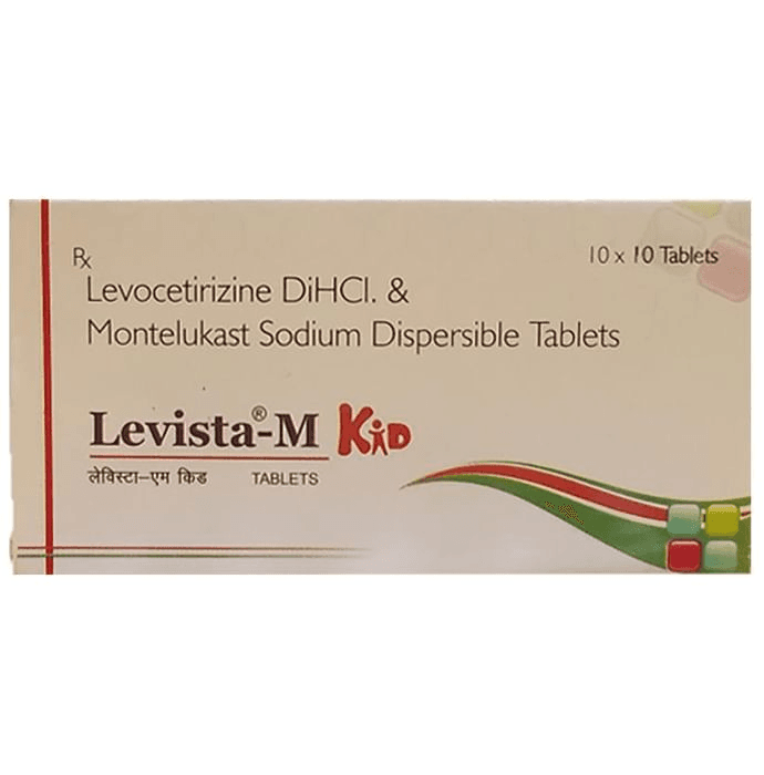 Levista-M Kid Tablet DT – Levocetirizine (2.5mg) by Mensa Futura Life Sciences Pvt Ltd