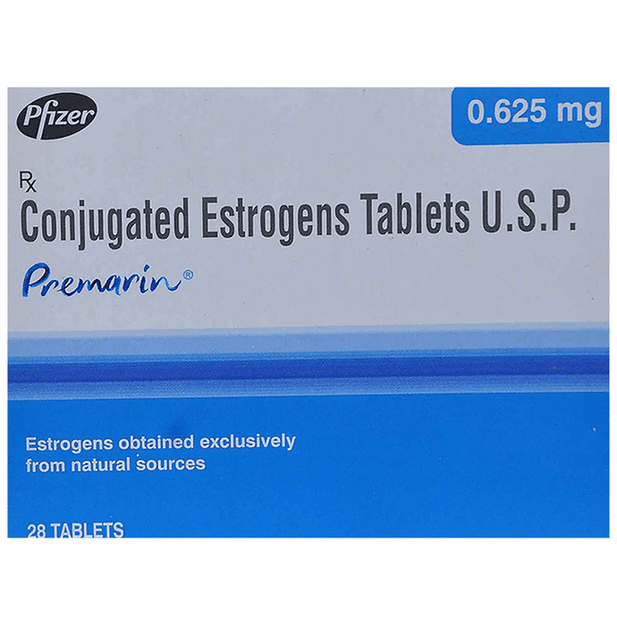 Premarin Tablet – Conjugated Estrogens (0.625mg) by Pfizer Ltd — photo 1 of 4