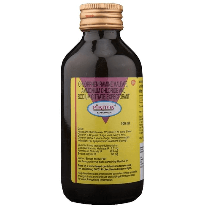 Piriton Expectorant – 1a3b8024-ca00-4e12-b72a-ebd8dbd1ee99 by Glaxo SmithKline Pharmaceuticals Ltd