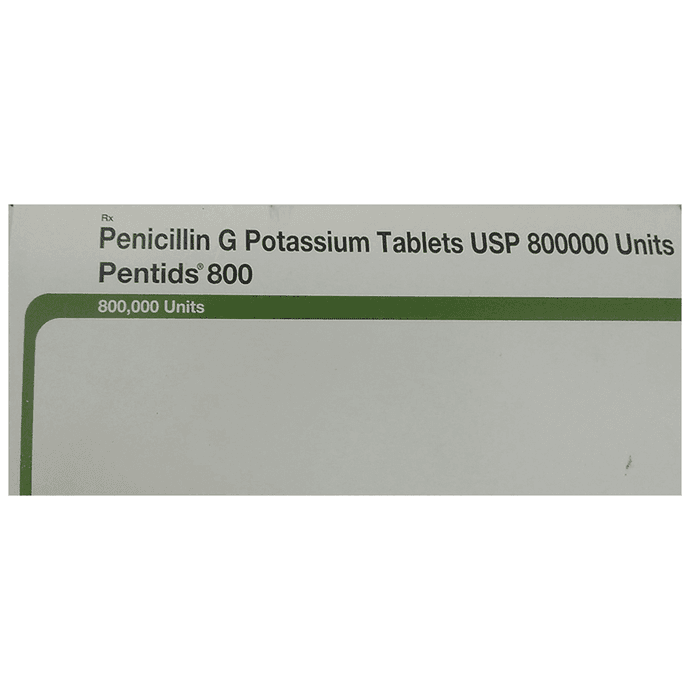 Pentids 800 Tablet – Penicillin G (800000IU) 800 mg by Abbott — photo 1 of 4