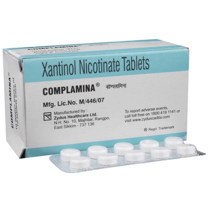 Complamina Tablet – Xantinol Nicotinate (150mg) by Zydus Cadila — photo 1 of 6