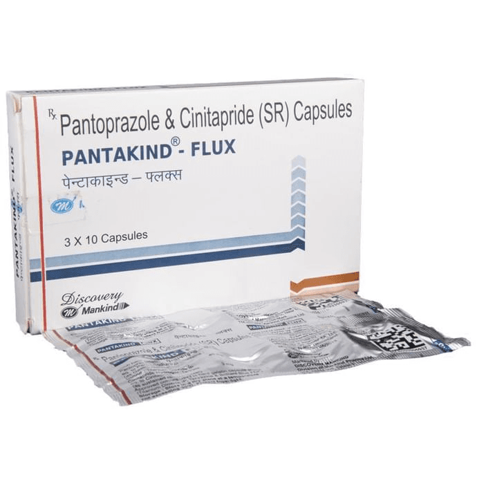 Pantakind-Flux Capsule SR – Cinitapride (3mg) by Mankind Pharma Ltd — photo 1 of 5