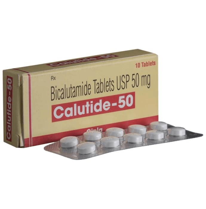 Calutide 50 Tablet – Bicalutamide (50mg) 50 mg by Cipla Ltd — photo 1 of 6