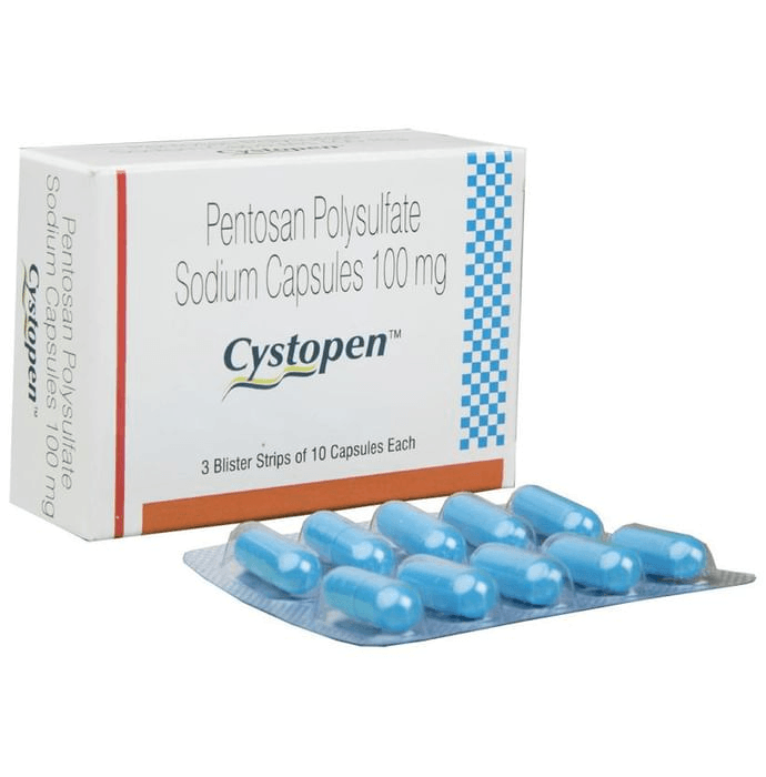 Cystopen Capsule – Pentosan polysulfate sodium (100mg) by Sun Pharmaceutical Industries Ltd — photo 1 of 6