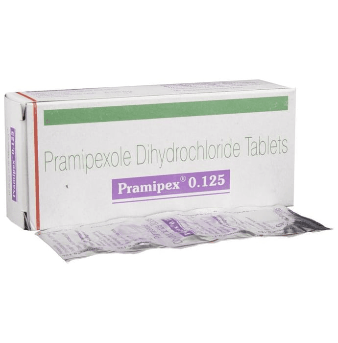 Pramipex 0.125 Tablet – Pramipexole (0.125mg) 0.125 mg by Sun Pharmaceutical Industries Ltd — photo 1 of 5