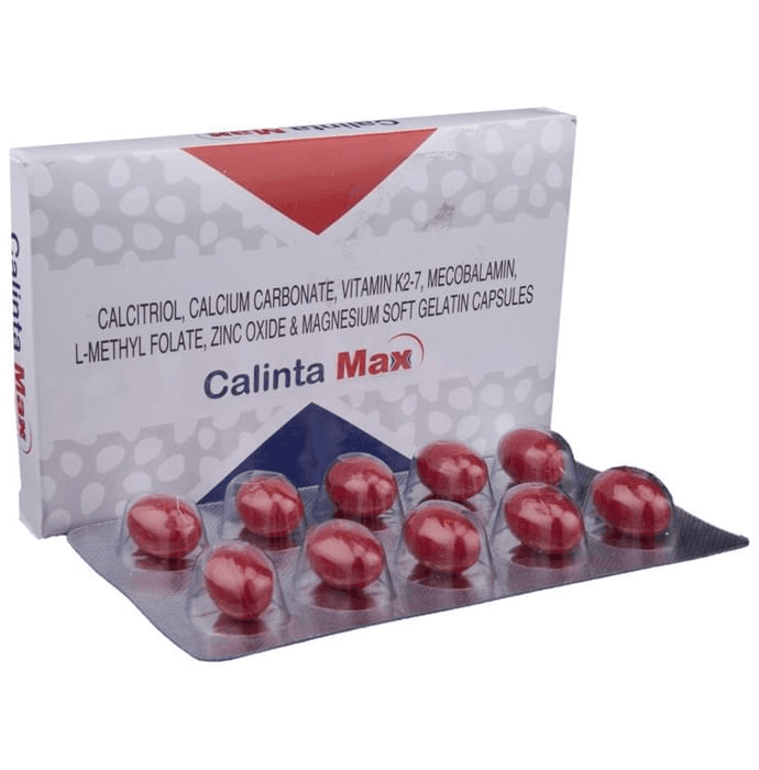 Calinta Max Soft Gelatin Capsule – f5db237e-f71a-4f01-ab57-f7a77d53ddee by Intas Pharmaceuticals Ltd — photo 1 of 6