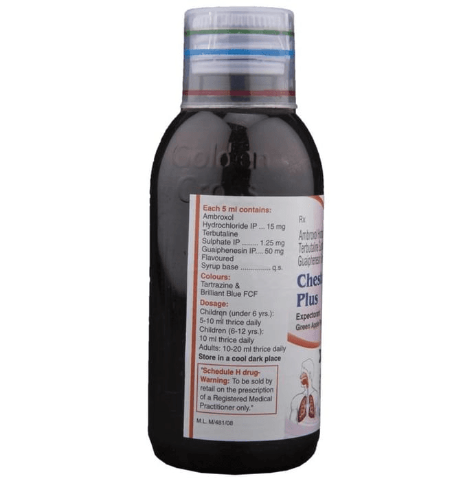 Cheston Plus Expectorant Green Apple Sugar Free – f07c0102-7fad-43fa-af47-ea330d20a2fa by Cipla Ltd