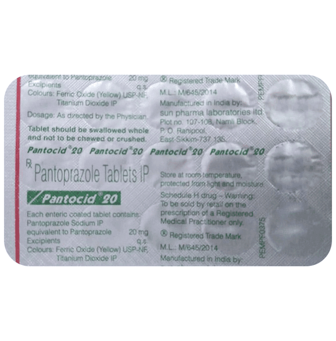 Pantocid 20 Tablet