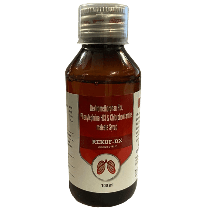Rekuf-DX Syrup – Phenylephrine (5mg/5ml) by Remeris Pharma Pvt. Ltd. — photo 1 of 3