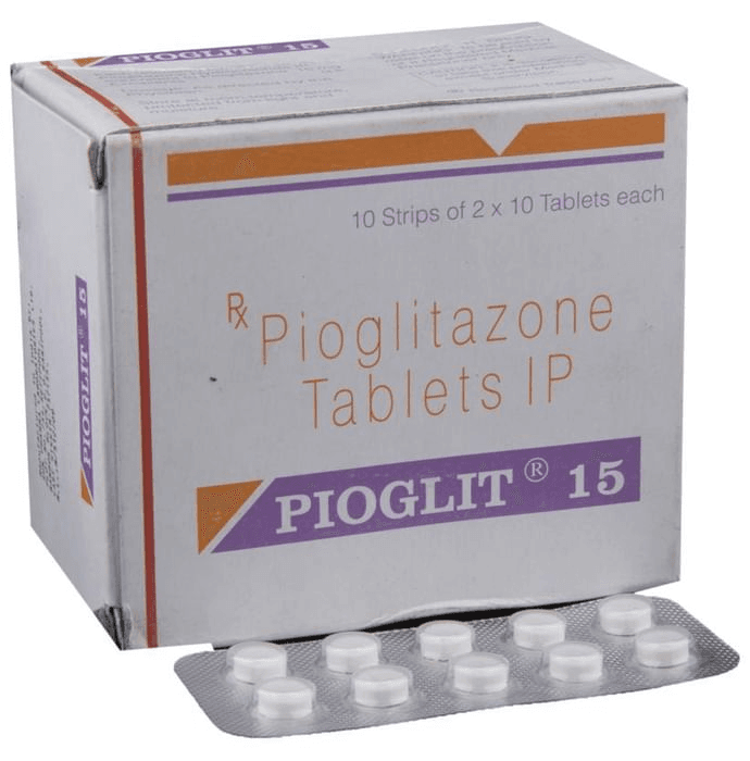 Pioglit 15 Tablet – 49678b40-0502-4f58-9edd-3a28becab75f by Sun Pharmaceutical Industries Ltd — photo 1 of 6