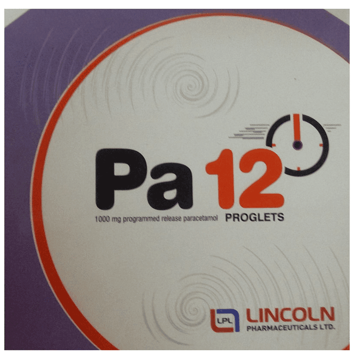 PA 12 Tablet SR – Paracetamol (300mg) 12 mg by Lincoln Pharmaceuticals Ltd — photo 1 of 2