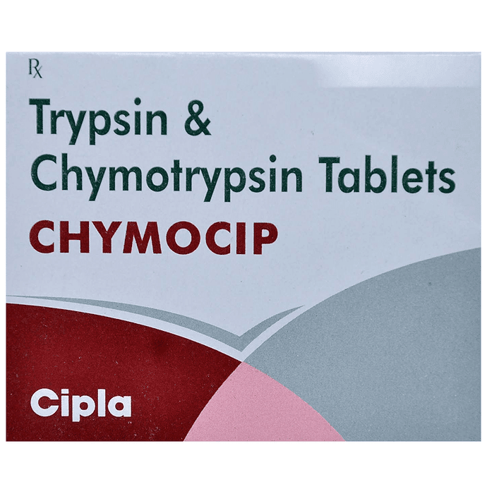 Chymocip Tablet – 167a8174-f2e8-4469-ad28-a17dcd4d844c by Cipla Ltd — photo 1 of 4