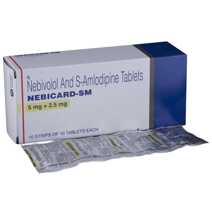 Nebicard-SM Tablet – 57b82465-7e98-4447-bed5-d41cedb17c84 by Torrent Pharmaceuticals Ltd — photo 1 of 6