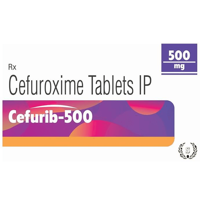 Cefurib 500 Tablet – Cefuroxime (500mg) 500 mg by Sibr Life Sciences Private Limited — photo 1 of 2