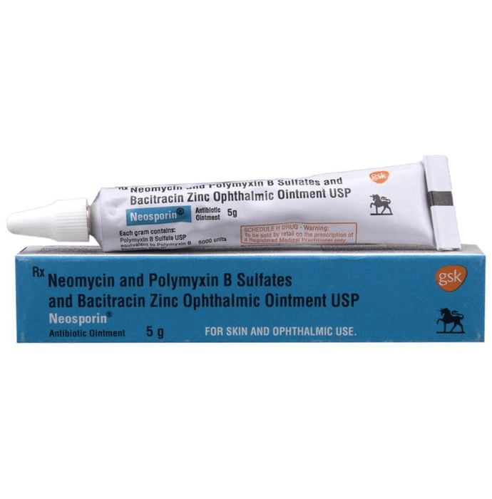 Neosporin Ointment – Bacitracin (400IU) by Glaxo SmithKline Pharmaceuticals Ltd — photo 1 of 4