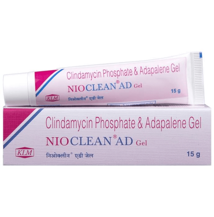 Nioclean AD Gel – Adapalene (0.1% w/w) by KLM Laboratories Pvt Ltd — photo 1 of 5
