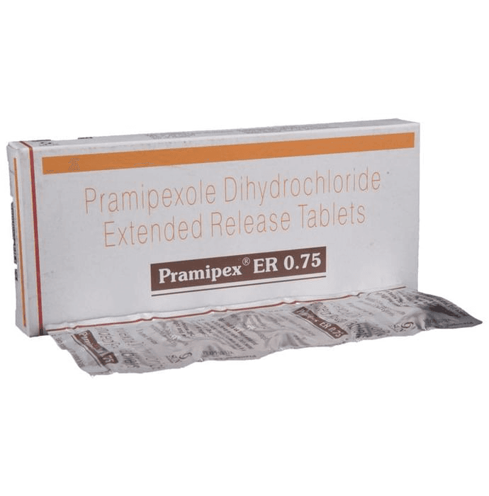 Pramipex ER 0.75 Tablet – Pramipexole (0.75mg) 0.75 mg by Sun Pharmaceutical Industries Ltd — photo 1 of 5