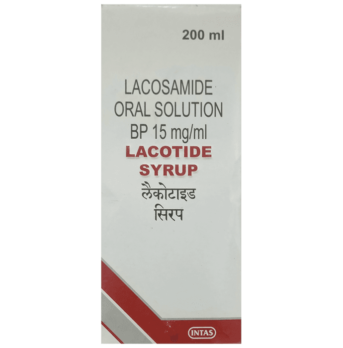 Lacotide Syrup – Lacosamide (15mg) by Intas Pharmaceuticals Ltd — photo 1 of 3