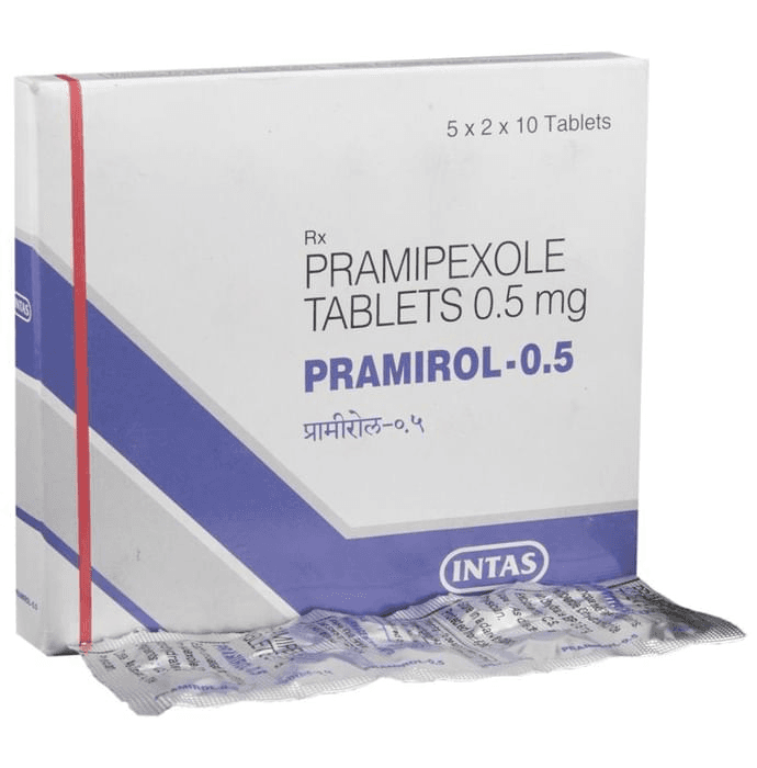 Pramirol 0.5 Tablet – Pramipexole (0.5mg) 0.5 mg by Intas Pharmaceuticals Ltd — photo 1 of 5