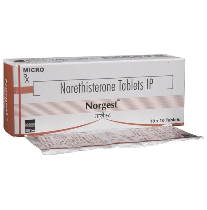 Norgest Tablet – Norethisterone (5mg) by Micro Labs Ltd — photo 1 of 5