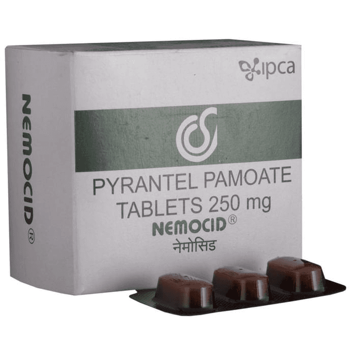 Nemocid Tablet – Pyrantel Pamoate (250mg) by Ipca Laboratories Ltd — photo 1 of 6