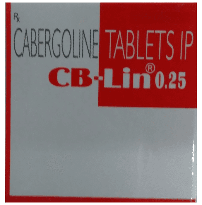 CB-Lin 0.25 Tablet – Cabergoline (0.25mg) 0.25 mg by Serum Institute Of India Ltd — photo 1 of 3