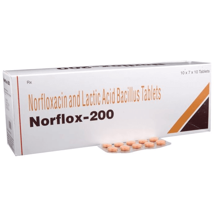 Norflox 200 Tablet – 9da84aa9-93ea-4907-b962-2ca8d635540f by Cipla Ltd — photo 1 of 6