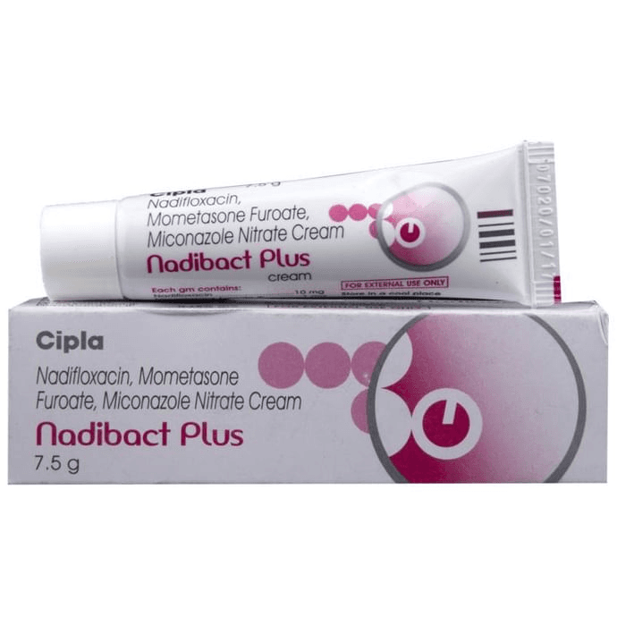 Nadibact Plus Cream – Miconazole (20mg) by Cipla Ltd — photo 1 of 4