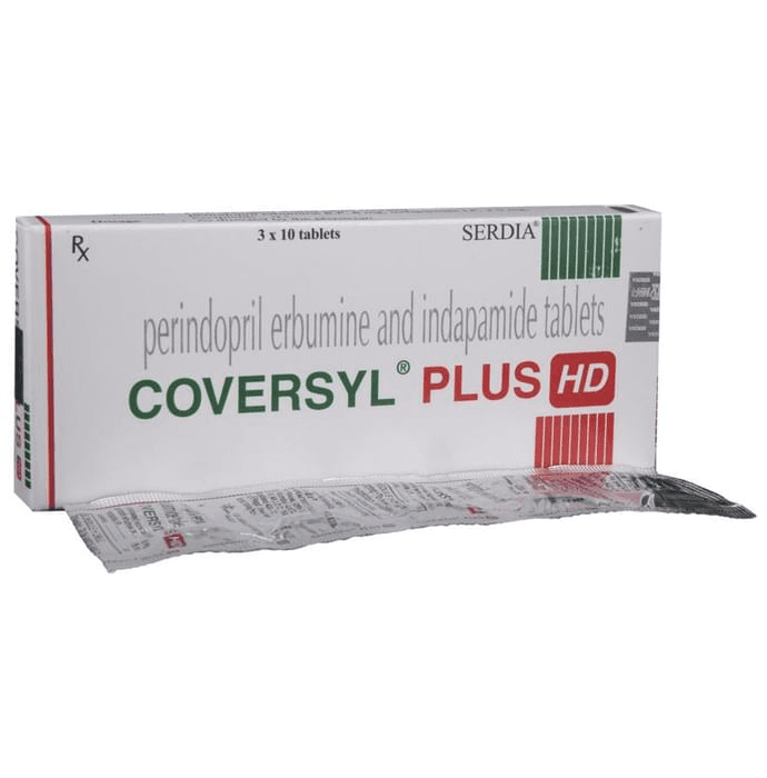 Coversyl Plus HD Tablet – Perindopril erbumine (8mg) by Servier India Private Limited — photo 1 of 5