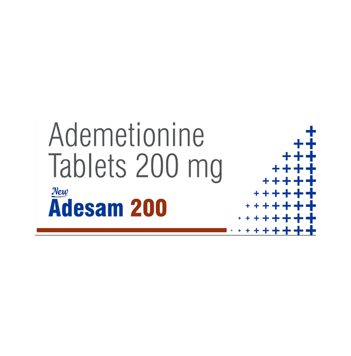 New Adesam 200 Tablet – Ademetionine (200mg) 200 mg by Sun Pharmaceutical Industries Ltd — photo 1 of 2