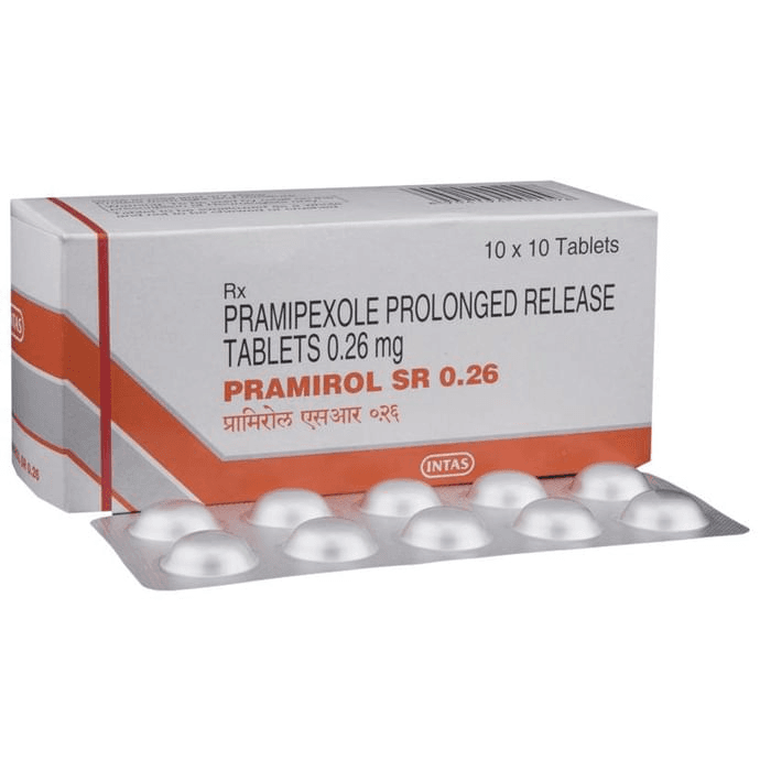 Pramirol SR 0.26 Tablet – Pramipexole (0.26mg) 0.26 mg by Intas Pharmaceuticals Ltd — photo 1 of 6