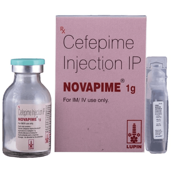 Novapime 1gm Injection – Cefepime (1gm) by Lupin Ltd — photo 1 of 8
