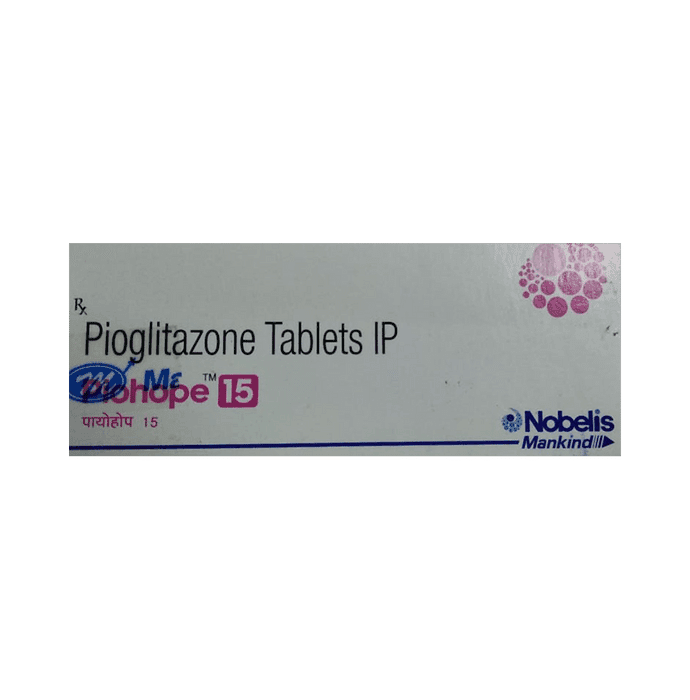 Piohope 15 Tablet – 2727bcfb-21ed-4ff9-b626-c04f0604946e by Mankind Pharma Ltd — photo 1 of 2