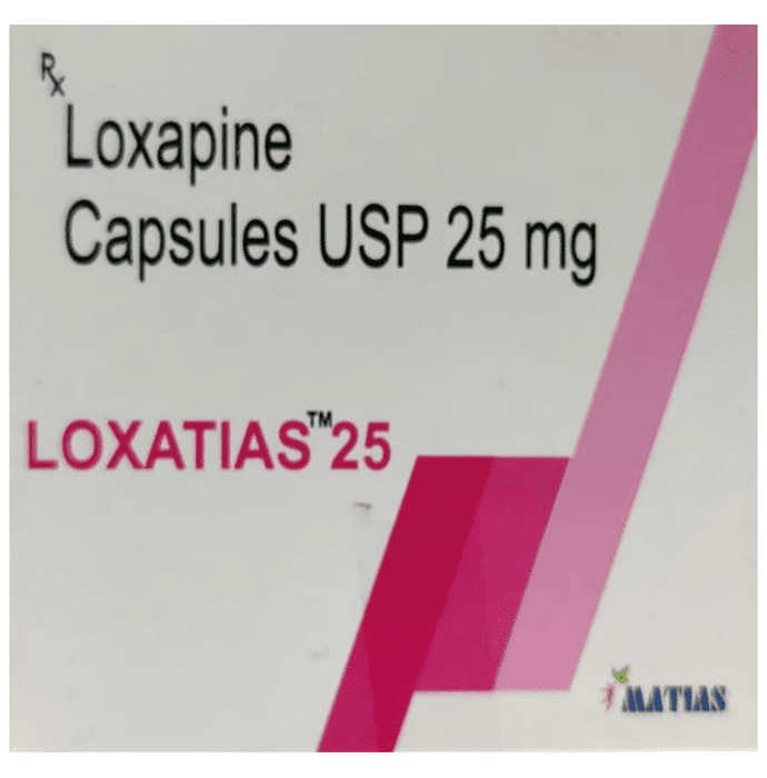 Loxatias 25 Capsule – Loxapine (25mg) 25 mg by Matias Healthcare Pvt Ltd — photo 1 of 2