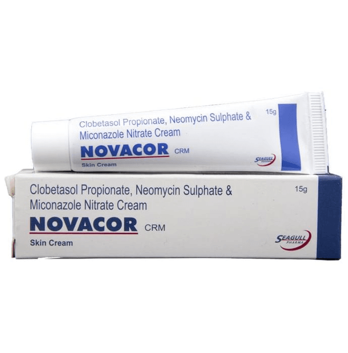 Novacor Cream – Clobetasol (0.05% w/w) by Seagull Pharmaceutical Pvt Ltd — photo 1 of 4
